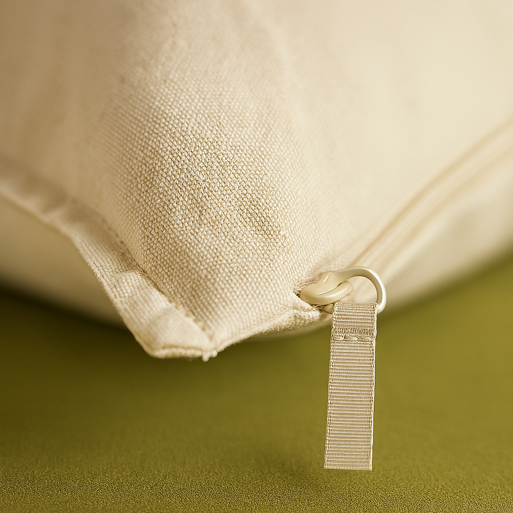 Beige Cotton Cushion 50x50 cm | Filled Cushion Online in UAE