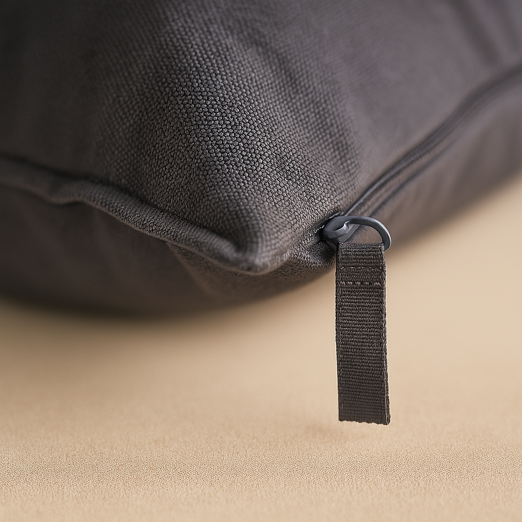 Dark Grey Cotton Cushion 50x50 cm | Filled Cushion Online in UAE