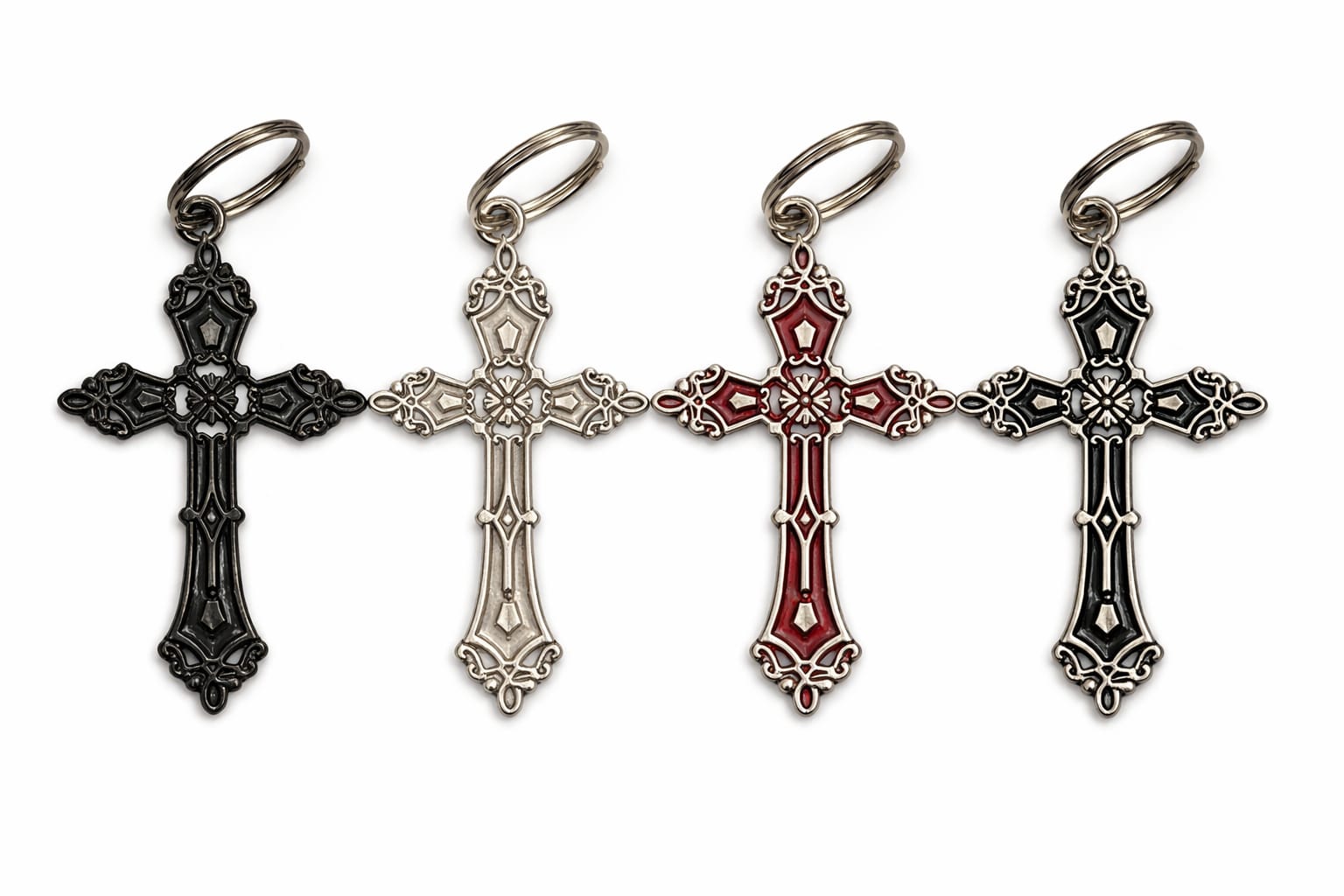 Cross Pendant Keychain
